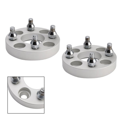 Kit distanziali per ruote da 1"" con cavo per dadi ruota per carrelli da golf, argento per Yamaha Club Car Ezgo