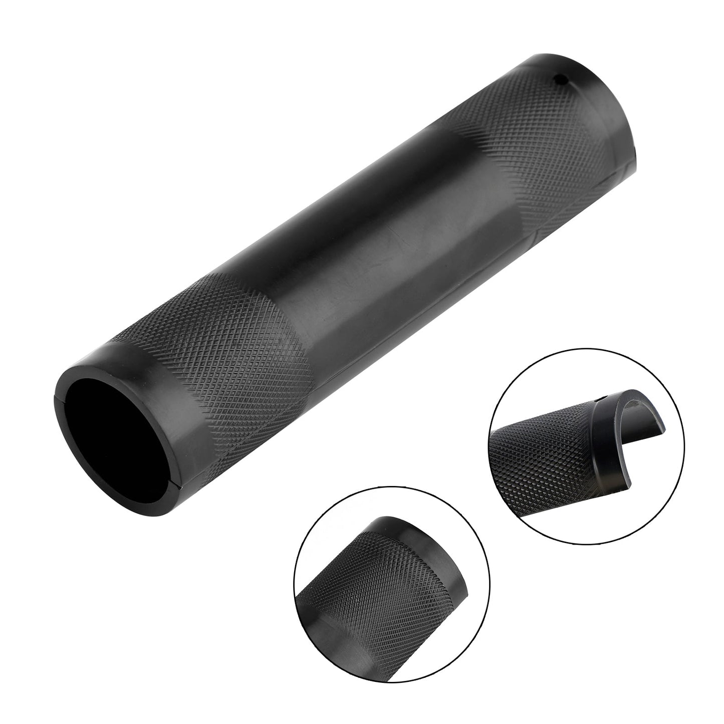 Adattatore manubrio rialzato da 1-1,25"" di diametro nero per Dyna Road Glide Road King
