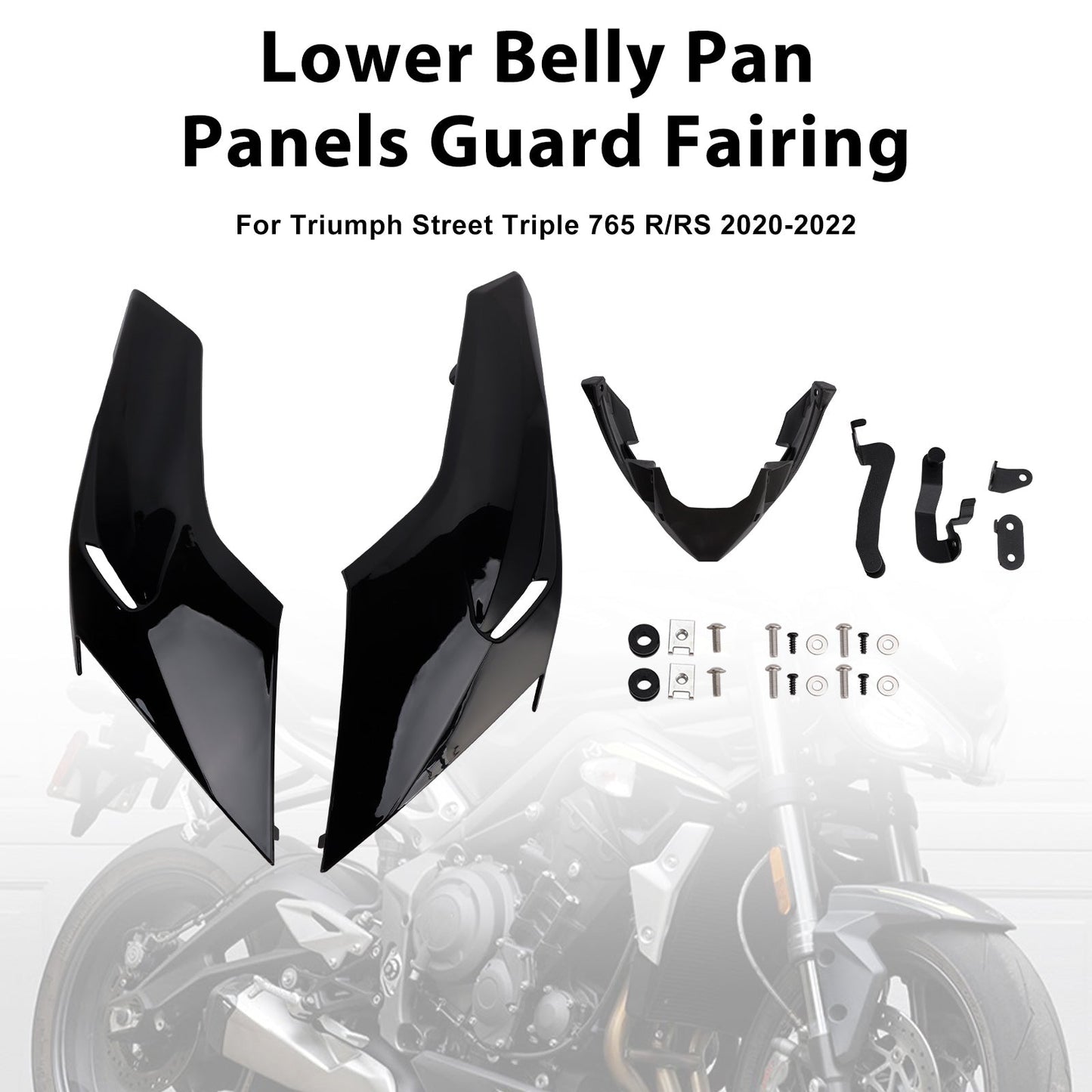 Pannelli inferiori di protezione della carenatura per Street Triple 765 R/RS 2020-2022