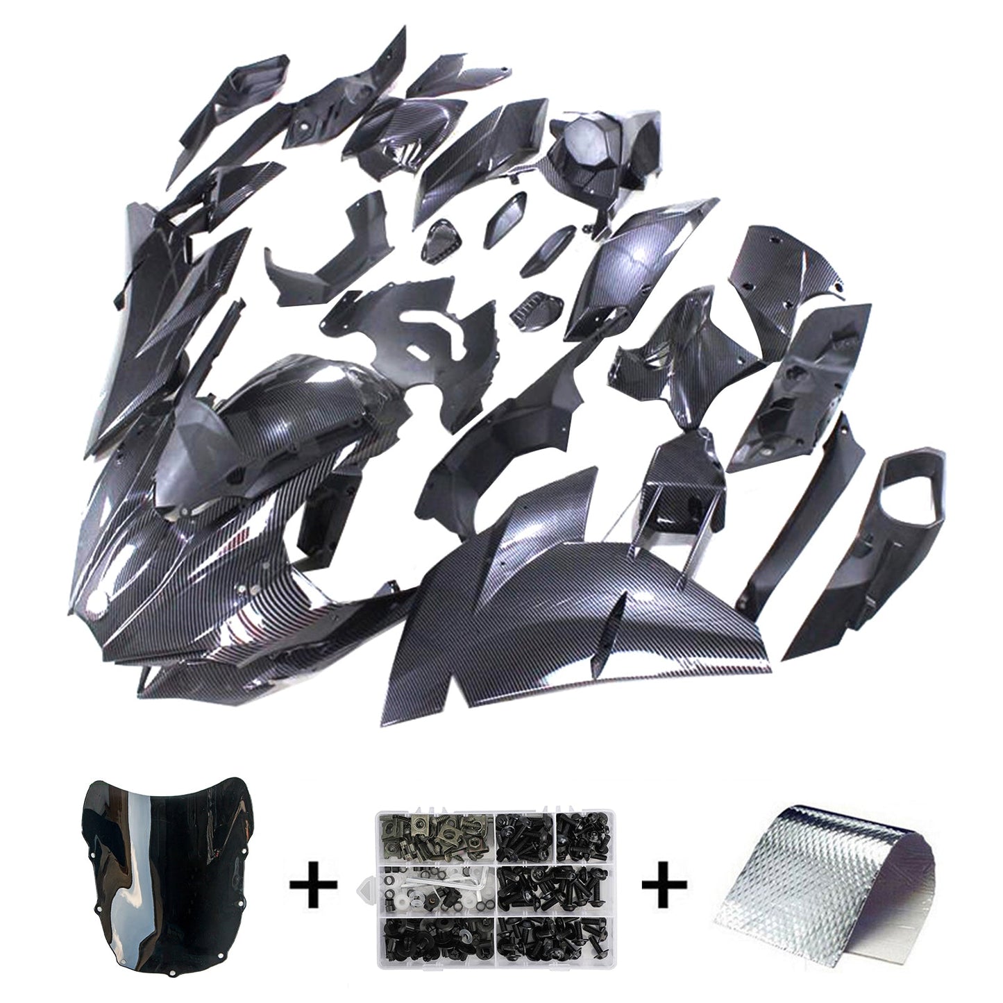 Kit carena iniezione Kawasaki Ninja H2 2015-2022 Carrozzeria ABS