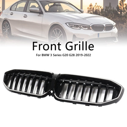 Griglia a rene nera lucida BMW Serie 3 G20 2019-2022 51138072085