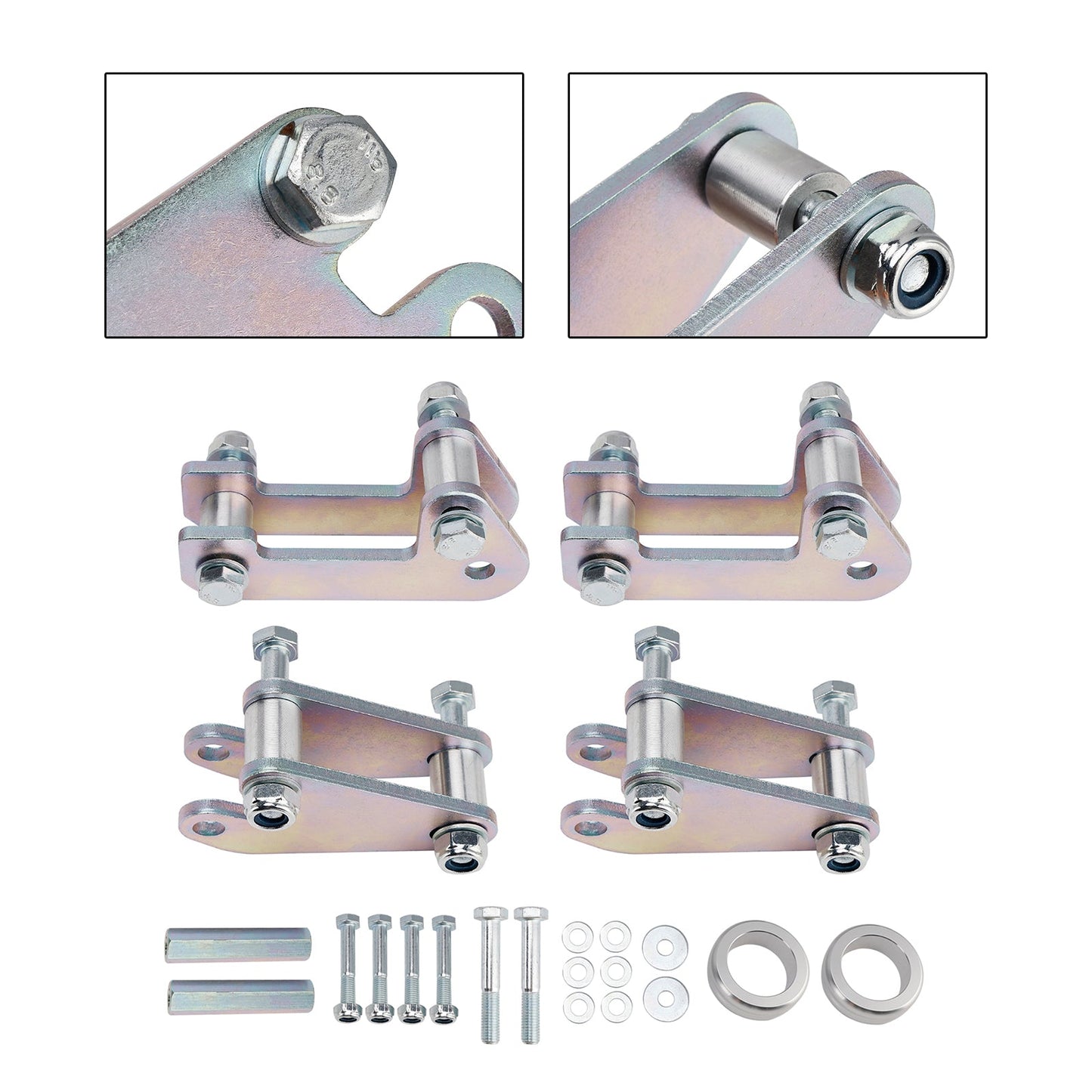 Kit di sollevamento Polaris Ranger Crew XP 1000 2018-2025, sospensioni anteriori e posteriori rialzate da 3 pollici