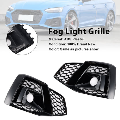 Griglia di copertura fendinebbia paraurti anteriore Audi A5 S-line S5 2020-2023 2 pezzi 8W6807682T3Q7