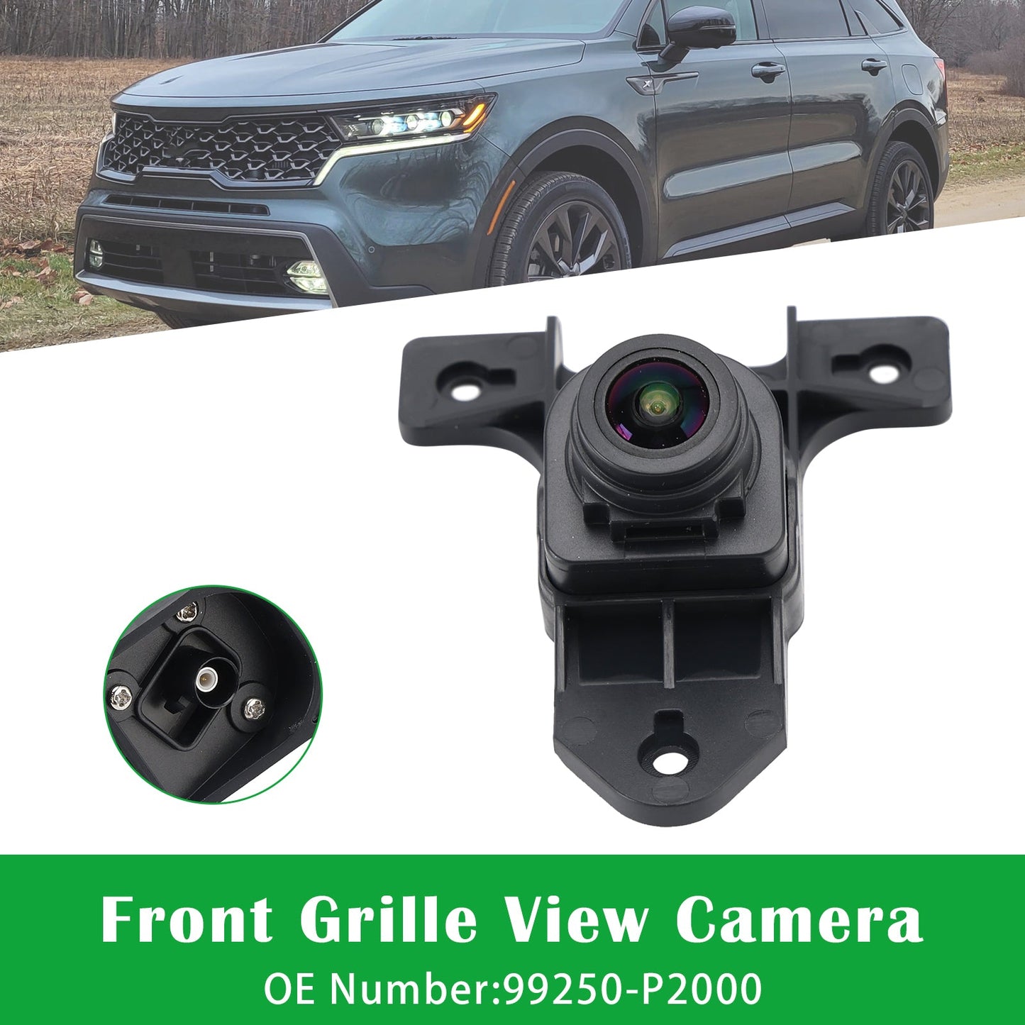 2021 2022 2023 Per Kia Sorento Gruppo telecamera per griglia anteriore 99250-P2000