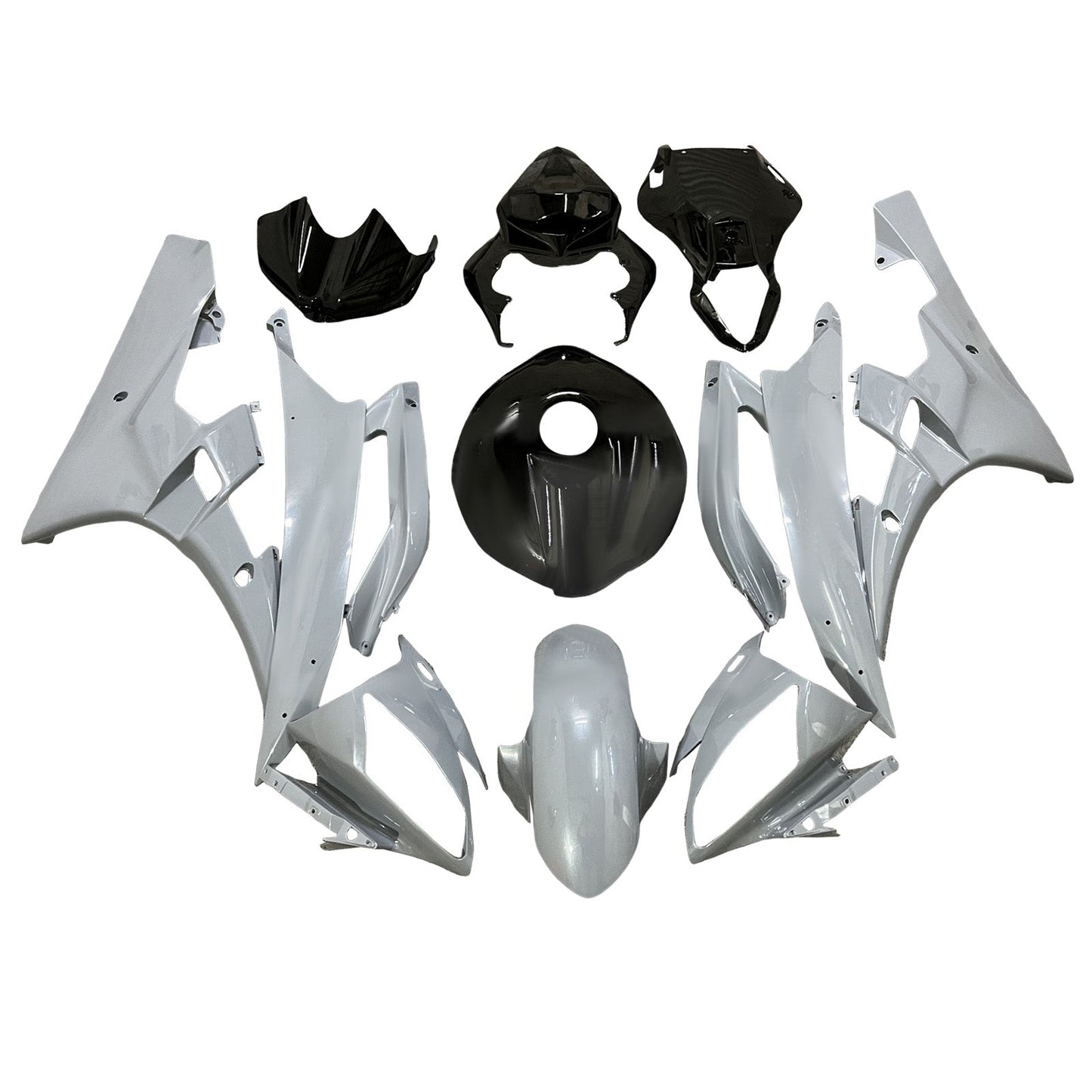 Kit carenatura iniezione plastica ABS per Yamaha YZFR6 YZF-R6 2006-2007