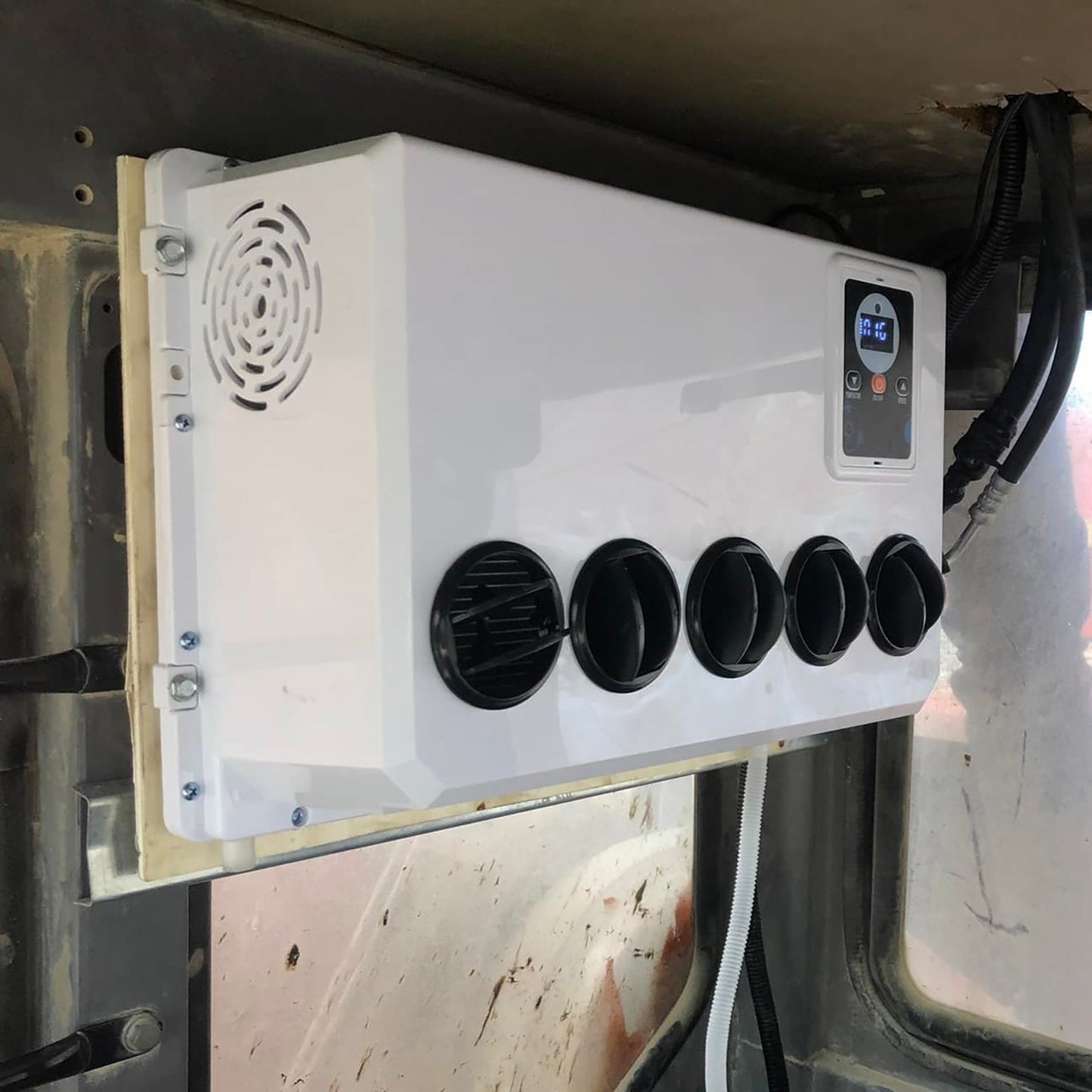 Condizionatore d'aria split DC 24V per camper, roulotte e camion, 13000 BTU.