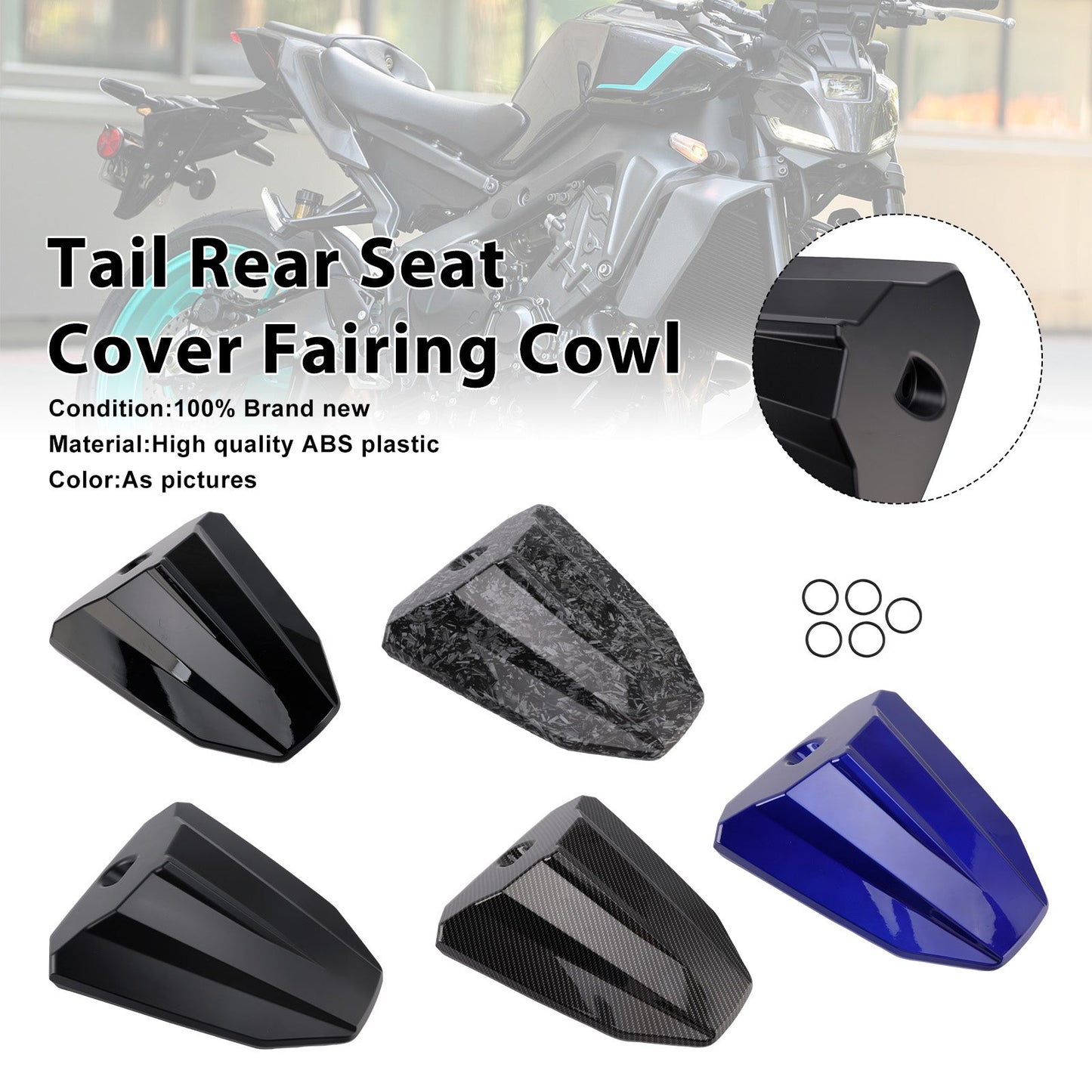 2024-2026 Per Yamaha MT-09 / SP Copertura posteriore della sella Cupolino