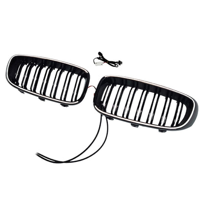 Griglia anteriore a doppia lamella nera lucida per BMW Serie 3 F34 GT (modelli 2013-2019).