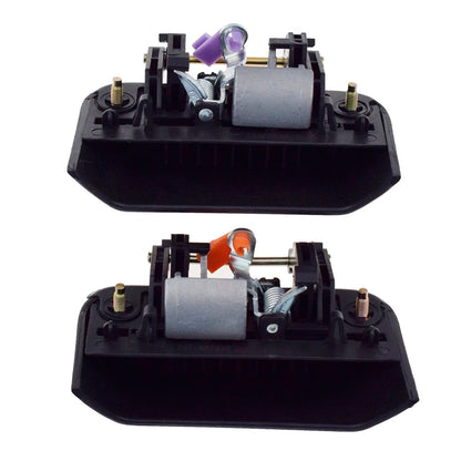 Maniglia esterna per portiera posteriore auto, nera, 1 paio, per Jeep Compass 2007-2016