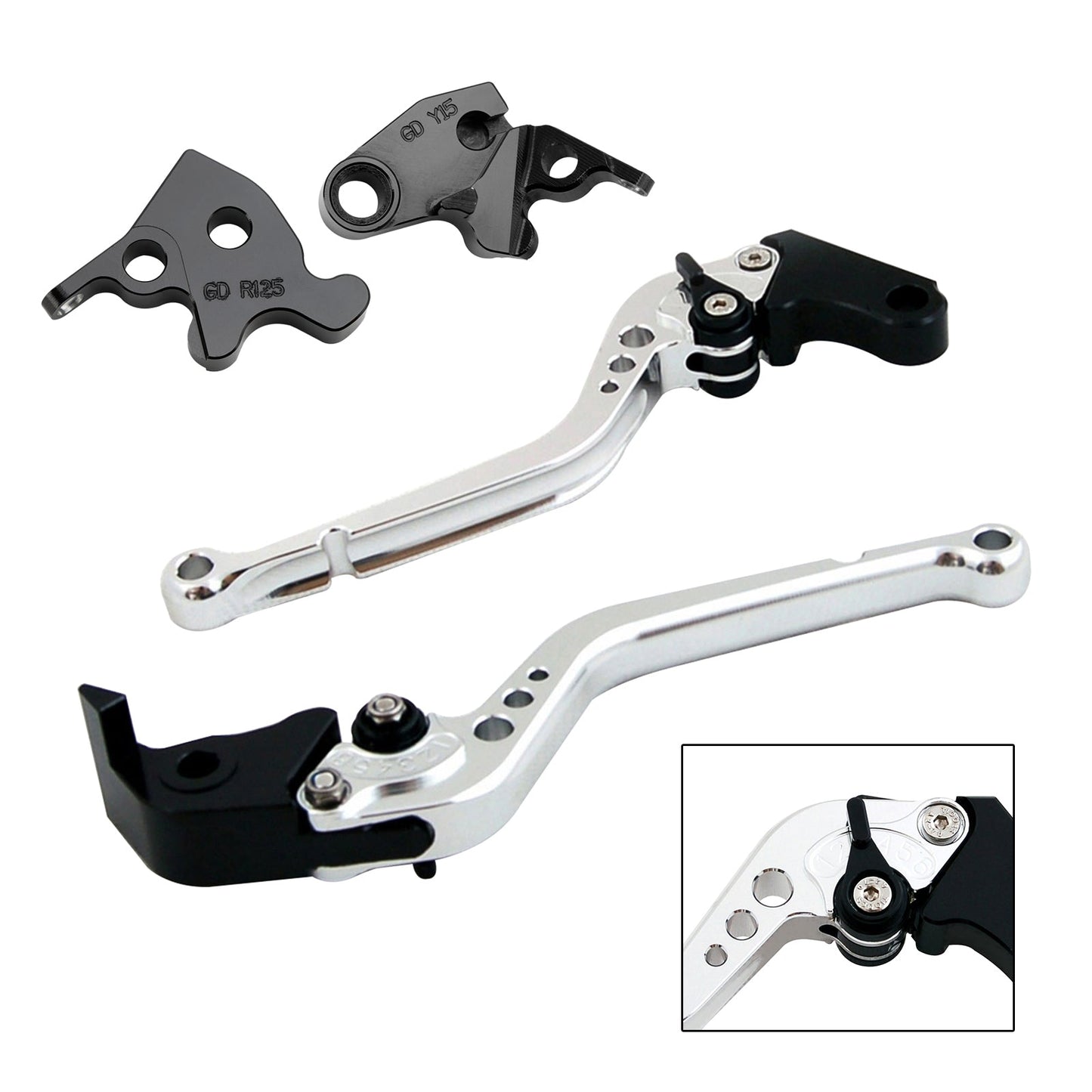 Leva frizione freno lunga adatta per YAMAHA XSR 155 MT15 2019-2022