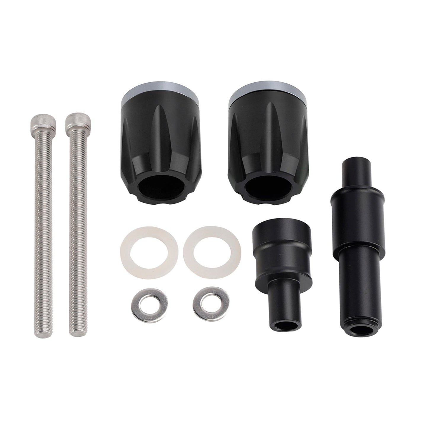Protezioni telaio antiurto CNC blu e nere per BMW F900R F750GS F850GS 2019-2023