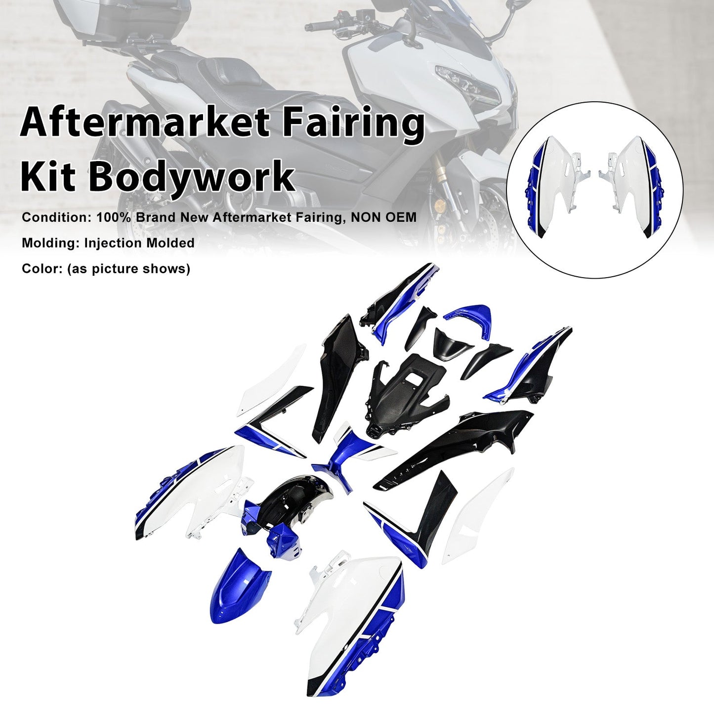 Kit di carene iniettate per Yamaha TMAX560 2025-2026