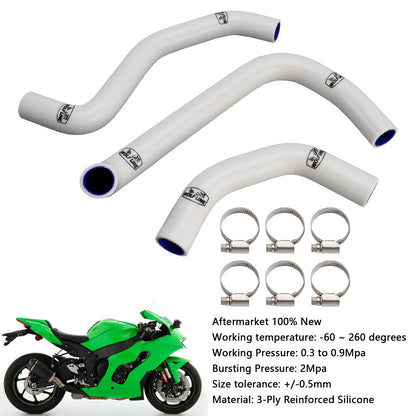 Tubo flessibile del liquido di raffreddamento del radiatore in silicone Kawasaki ZX10R ZX-10RR 2021-2025