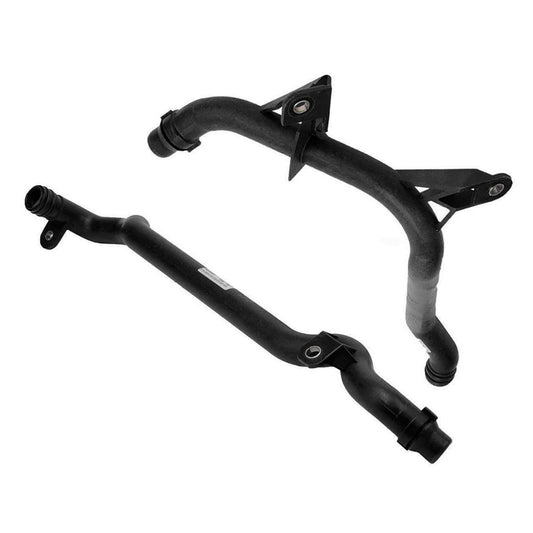 2*Tubo di ingresso del liquido di raffreddamento per riscaldatore motore ad acqua per BMW E46 E83 X3 E53 X5