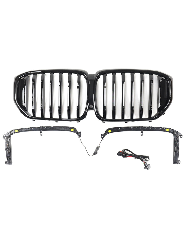 Griglia anteriore a rene nera lucida BMW X5 G05 M-Performance 2019-2022 51137454887