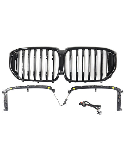 Griglia anteriore a rene nera lucida BMW X5 G05 M-Performance 2019-2022 51137454887