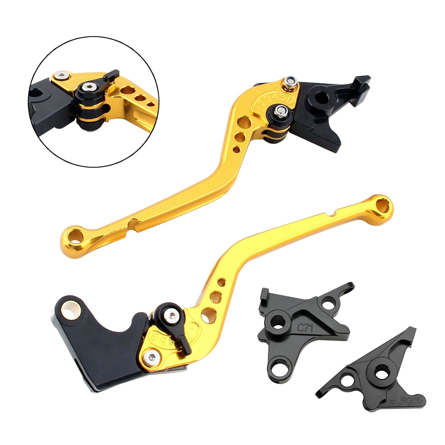 Leva frizione freno lunga adatta per BMW R NINE T /PURE/RACER 2017-2023