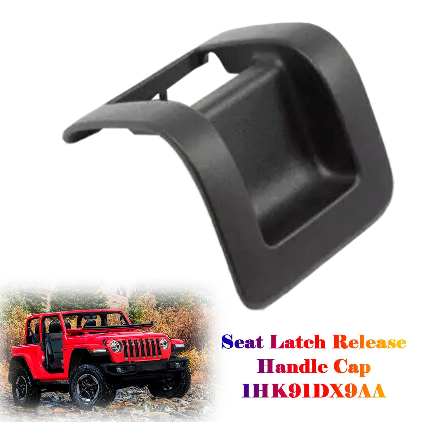 Tappo maniglia di rilascio del fermo del sedile pieghevole Jeep Wrangler 2011-2018 1HK91DX9AA