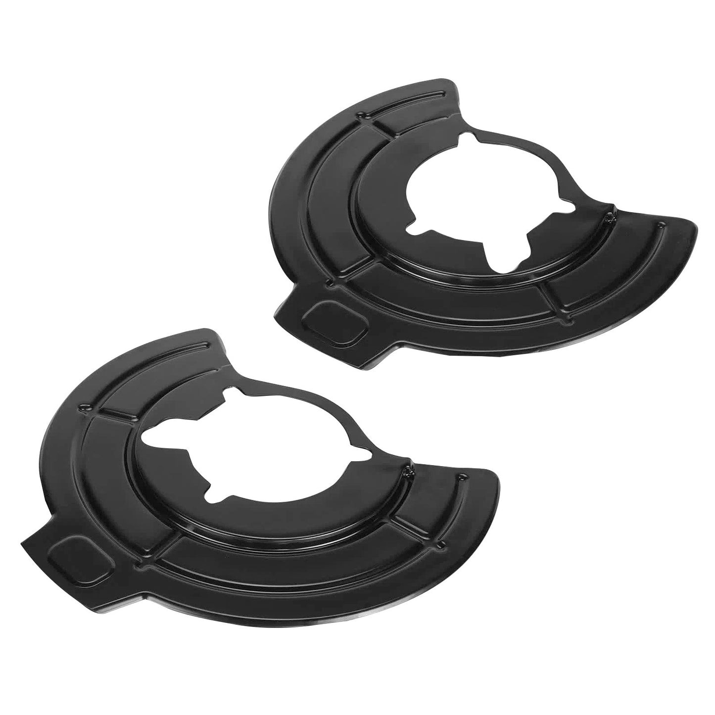 Protezioni antipolvere per freni sinistro e destro 68043286AB compatibili con Jeep Wrangler JK 2007-2018, colore nero.