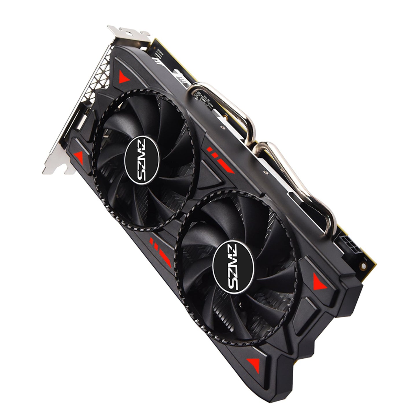 Scheda grafica indipendente RX580 8G con doppia ventola Scheda di illuminazione per computer desktop