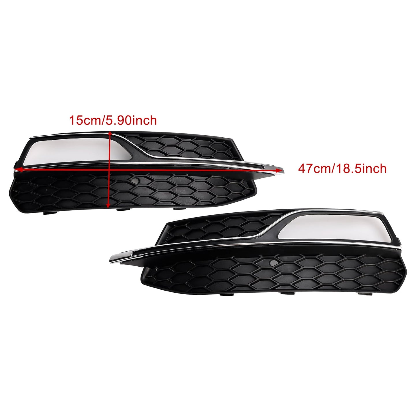Griglia di copertura fendinebbia paraurti anteriore inferiore AUDI A3 S-Line S3 2013-2016