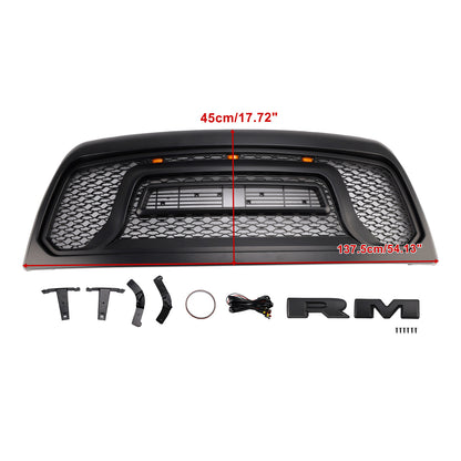 Dodge Ram 2500/3500 Laramie Limited 2010-2018 con griglia paraurti anteriore con luci a LED