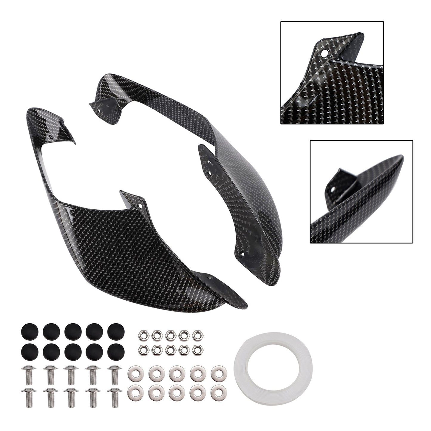 Alette laterali anteriori per Yamaha YZF R1 R1M 2021-2024, spoiler e carenatura