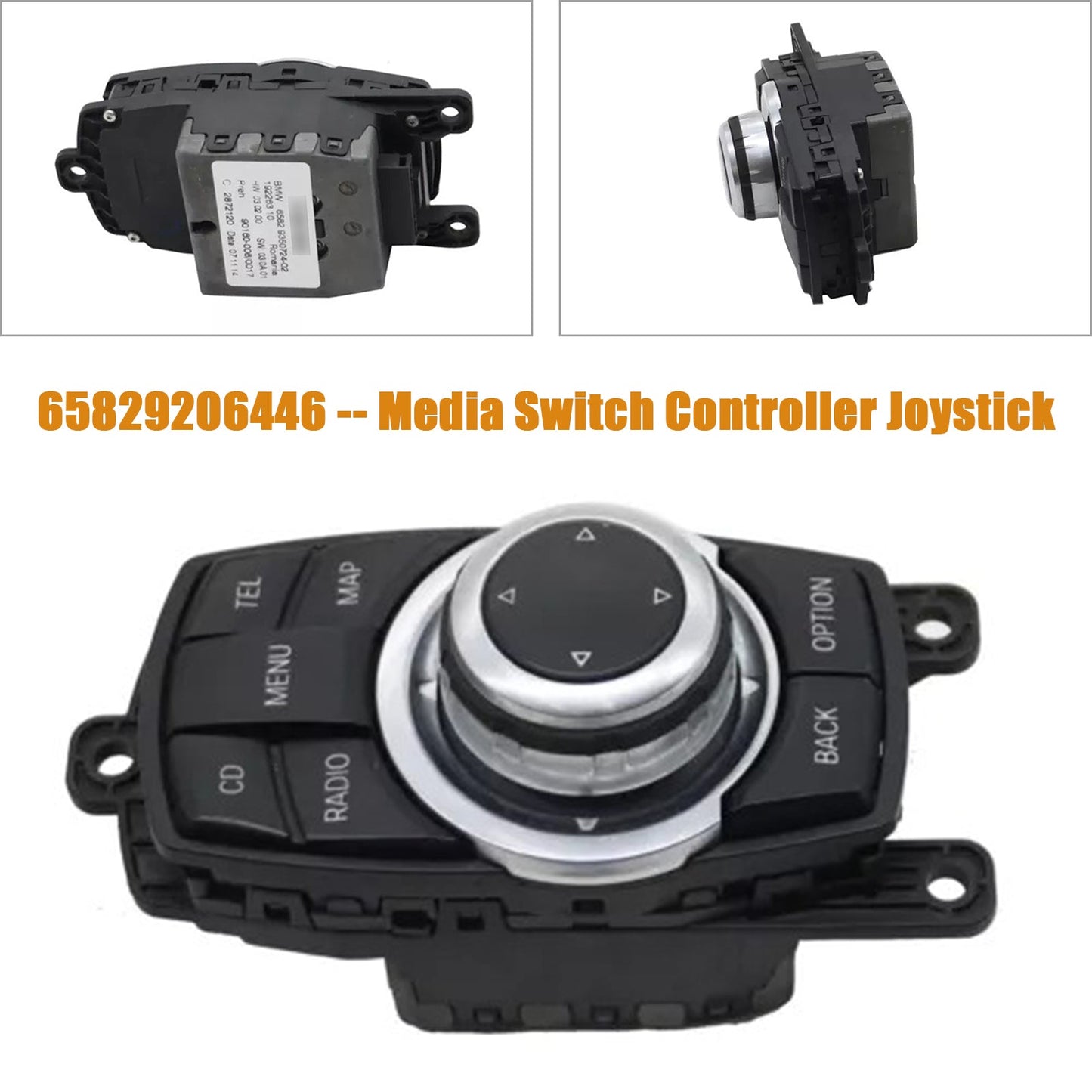 01/2009 — 06/2013 BMW F11 10 pin Media Switch Controller Joystick 65829206446 65829206444