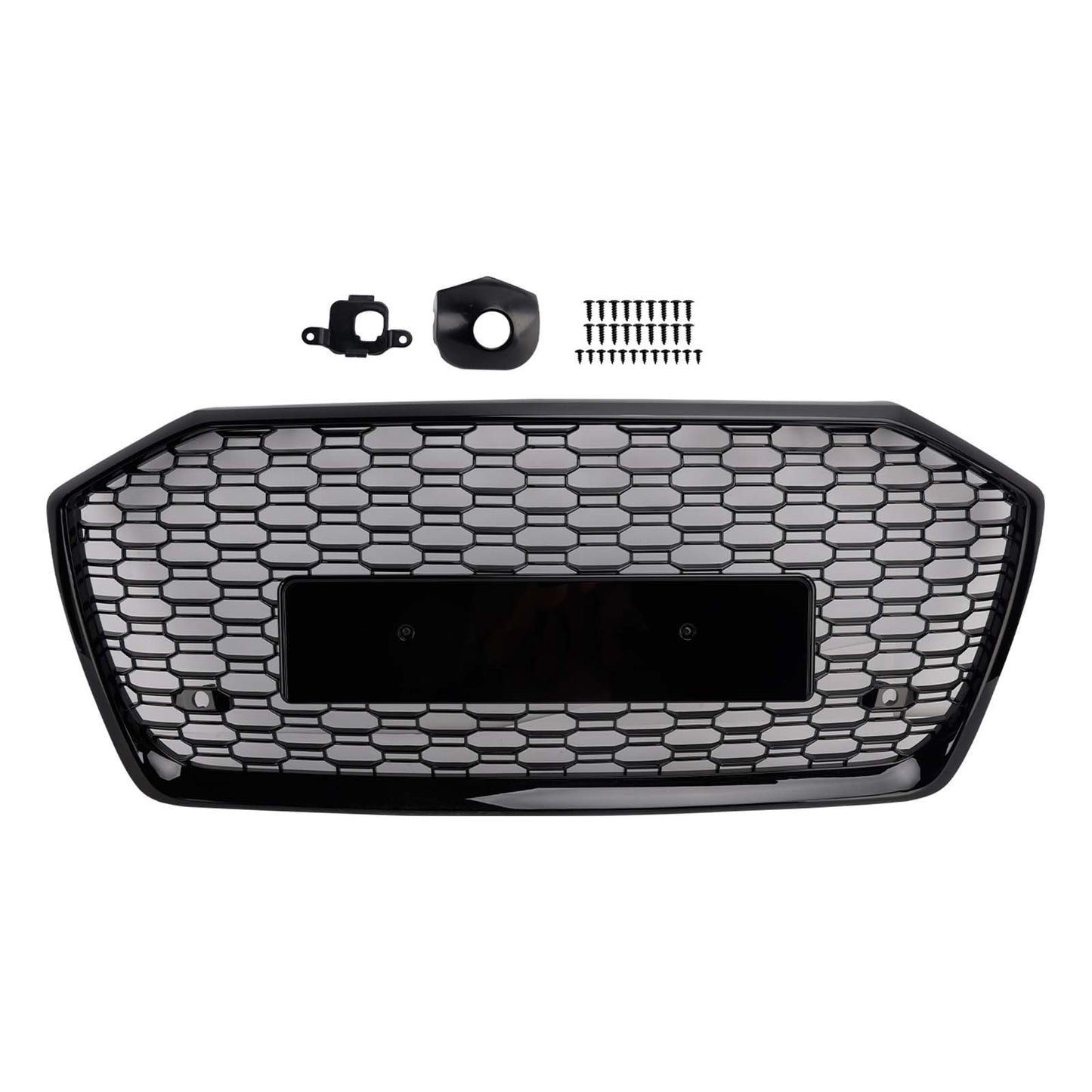 Griglia anteriore a nido d'ape in stile RS6 per Audi A6 S6 2019-2023 senza ACC