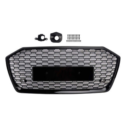 Griglia anteriore a nido d'ape in stile RS6 per Audi A6 S6 2019-2023 senza ACC