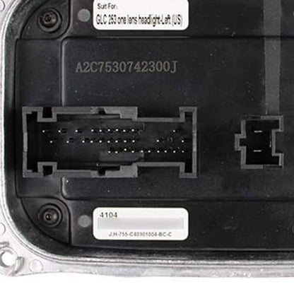 Modulo di controllo del conducente del faro MERCEDES BENZ W205/W253/W247/W167/W117/W238 2020-2023 A2479004104 sinistro