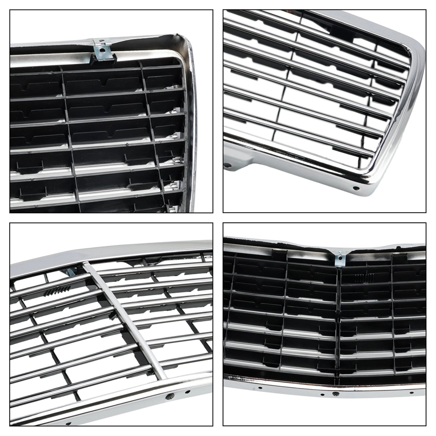 Griglia paraurti anteriore cromata Mercedes Benz Classe S W140 1992-1998