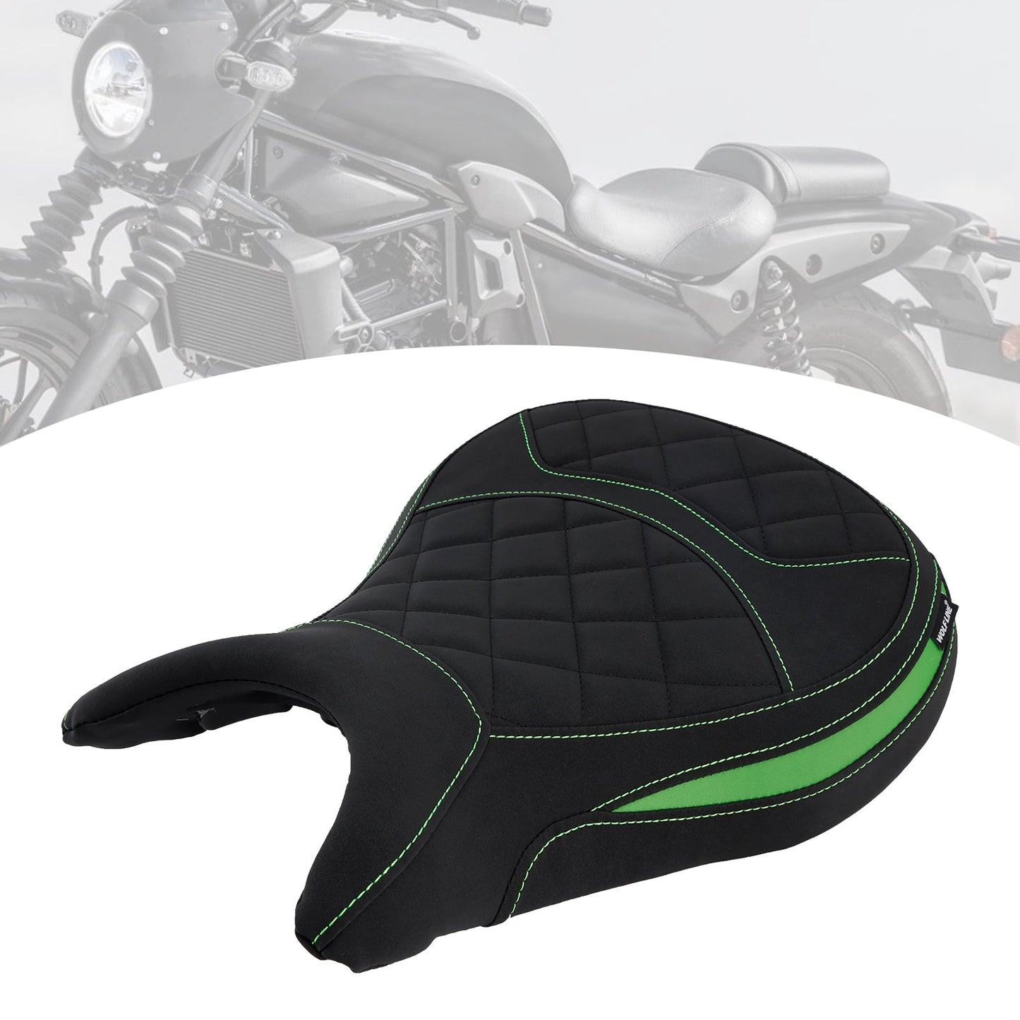 Sella passeggero anteriore inferiore per Kawasaki Eliminator 500 2024-2025, nera