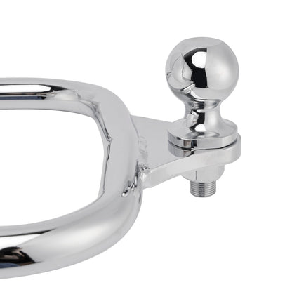 Gancio di traino per rimorchio adatto per Touring Electra Street Glide FLHX 2009-2023 argento