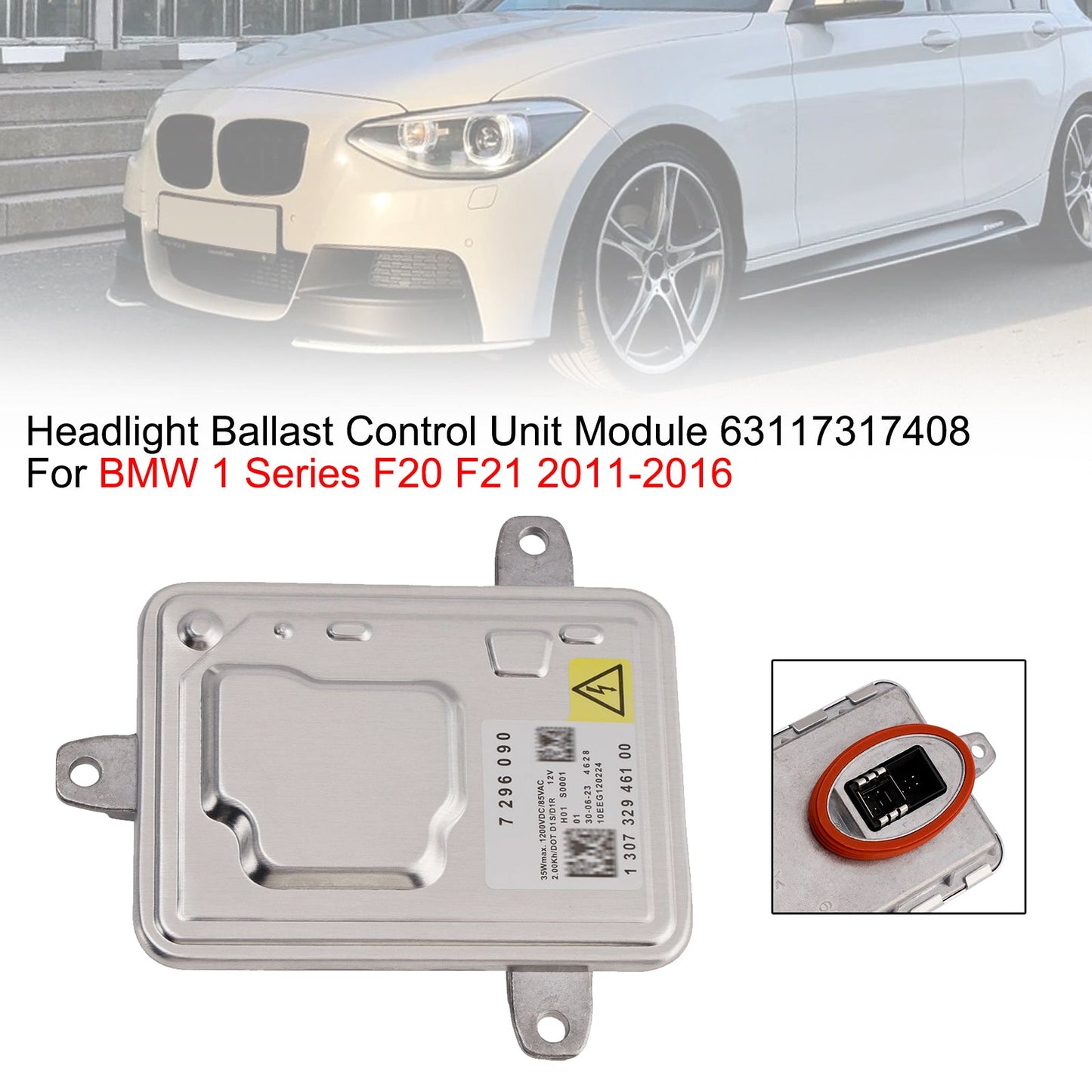 Modulo di controllo ballast fari 63117317408 per BMW Serie 1 F20 F21 2011-2016