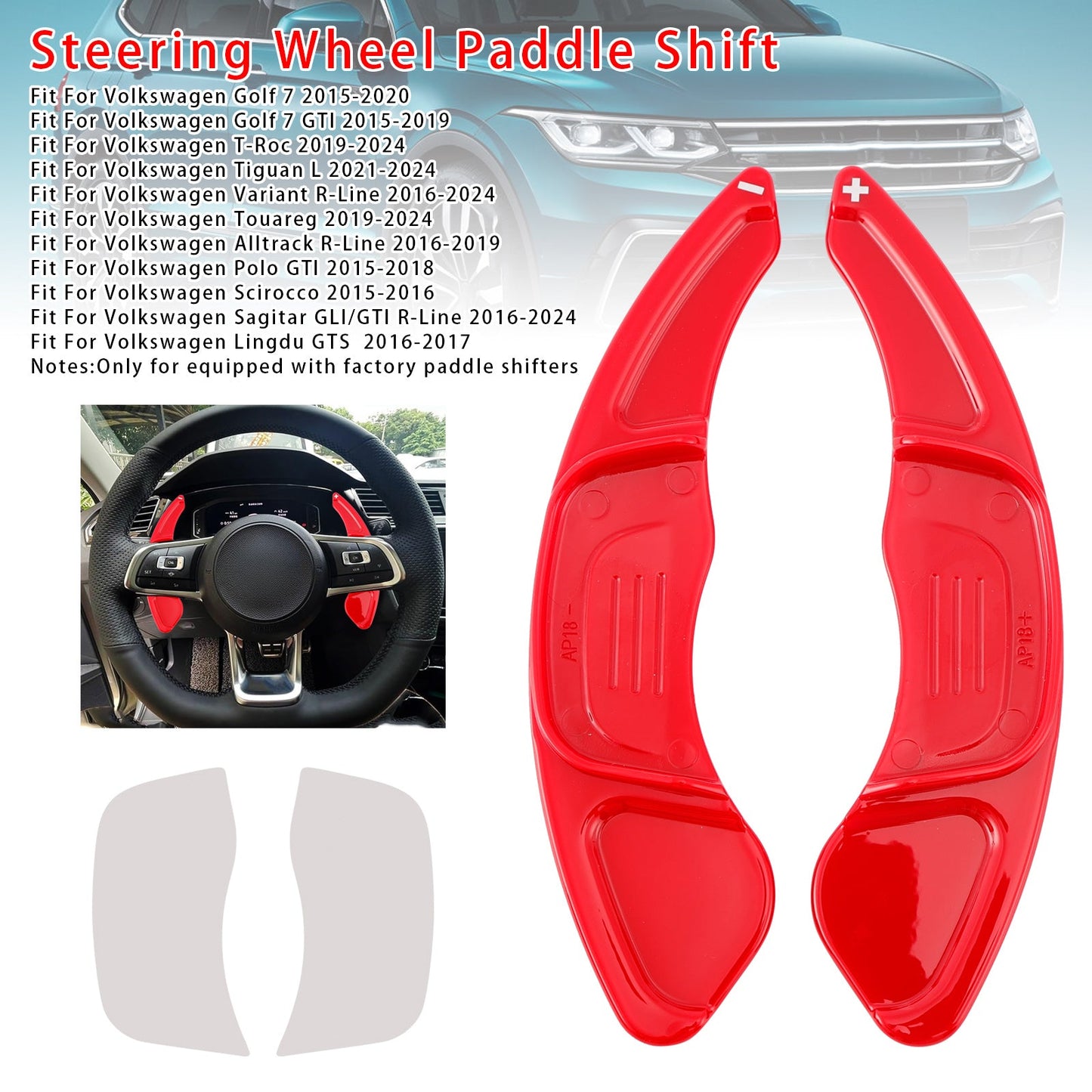 Estensione del cambio al volante per VW Golf 7 T-ROC