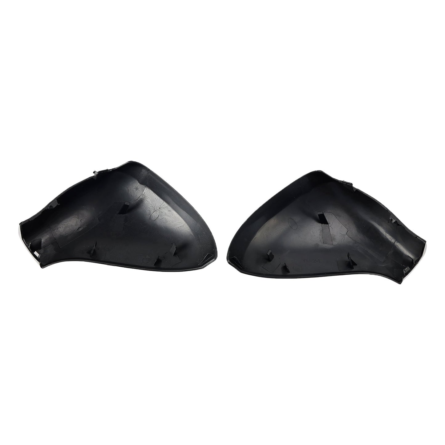 07/2006-05/2015 Peugeot 207 Hatchback Calotte specchietti laterali Alloggiamento retrovisore Nero brillante 9680194877 Generico
