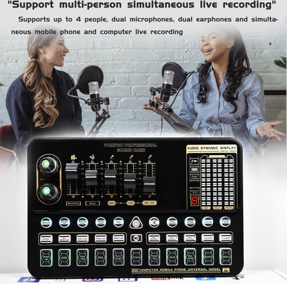 V10 Live Sound Card Set Condensatore M800 Microfono Mobile Karaoke Computer Live Tik Tok Equipment Set