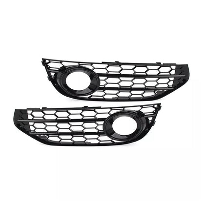 Griglia fendinebbia a nido d'ape per paraurti anteriore Audi A4 Allroad B8 2010-2015, nera