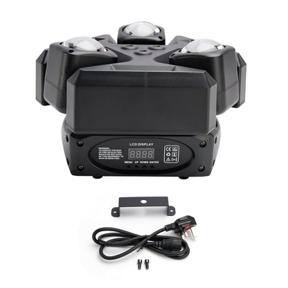 Luce laser rotante RGBW da 150 W per DJ, effetto palco, festa, discoteca, spettacolo, bar