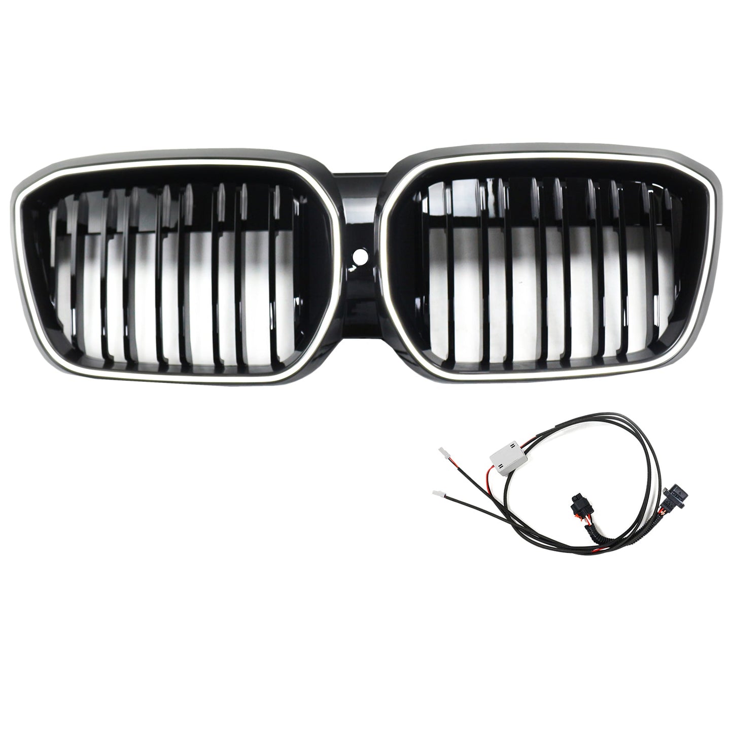 Griglia anteriore a doppio rene nera BMW IX3 G08 LCI 2022-2024