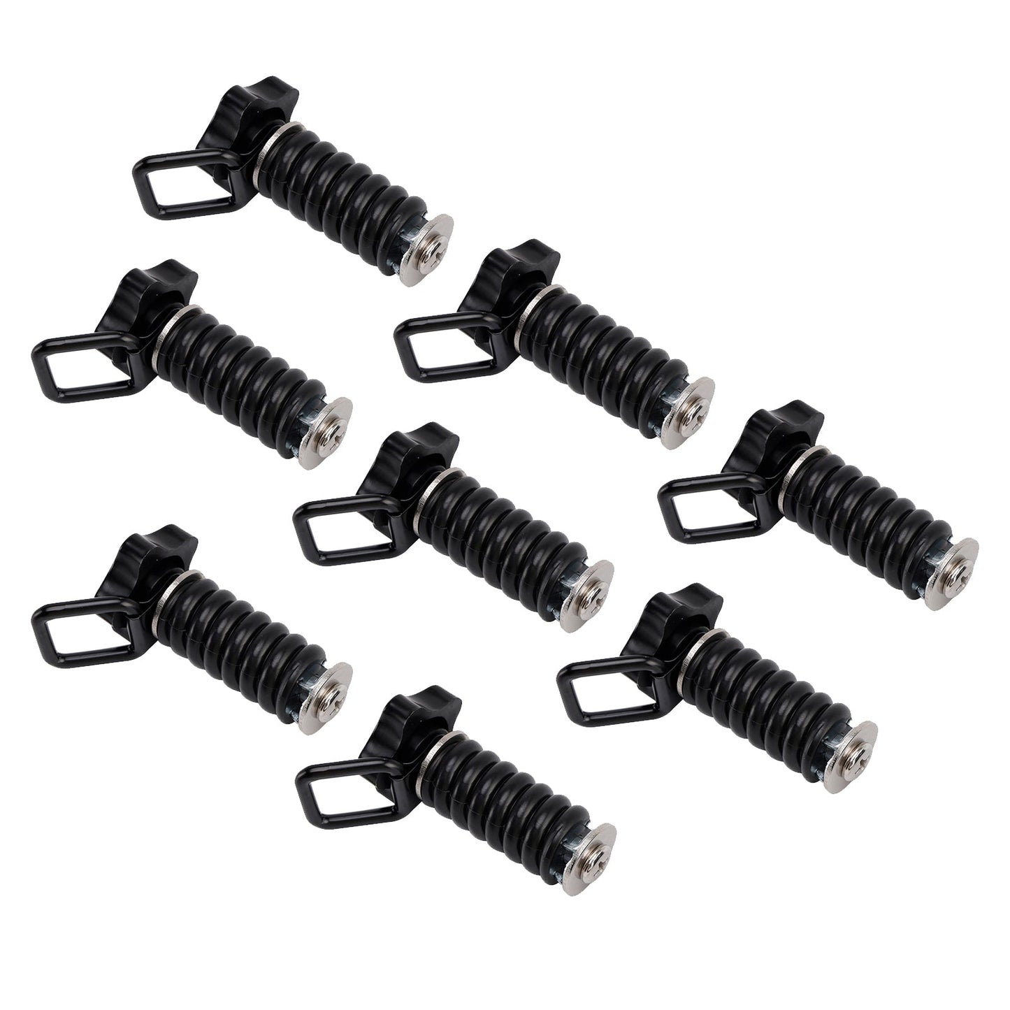8 ancoraggi di fissaggio flessibili con anello di bloccaggio per Polaris Rzr Sportsman 13-25