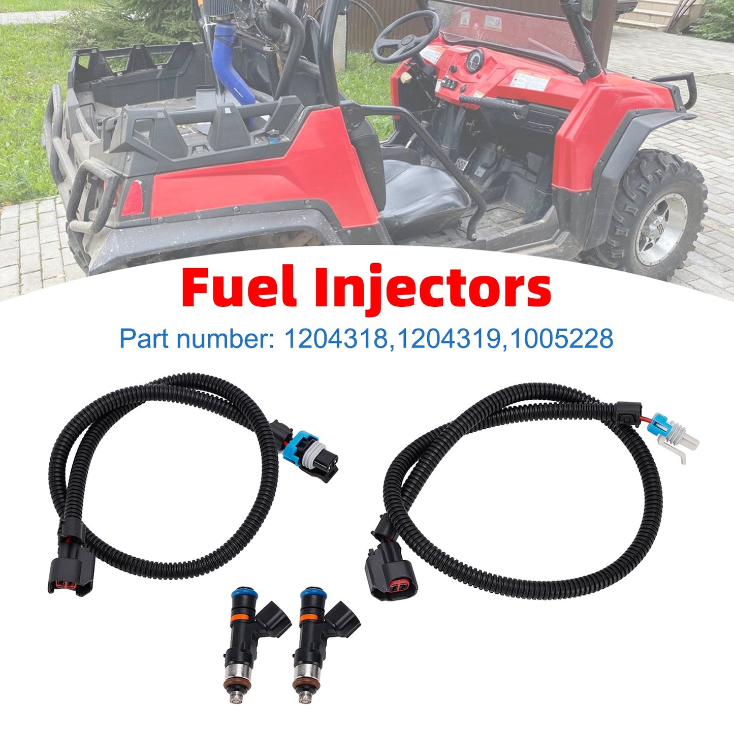 1204319 Iniettori di carburante 1204318 1005228 Per Polaris RZR Ranger 800 11-14