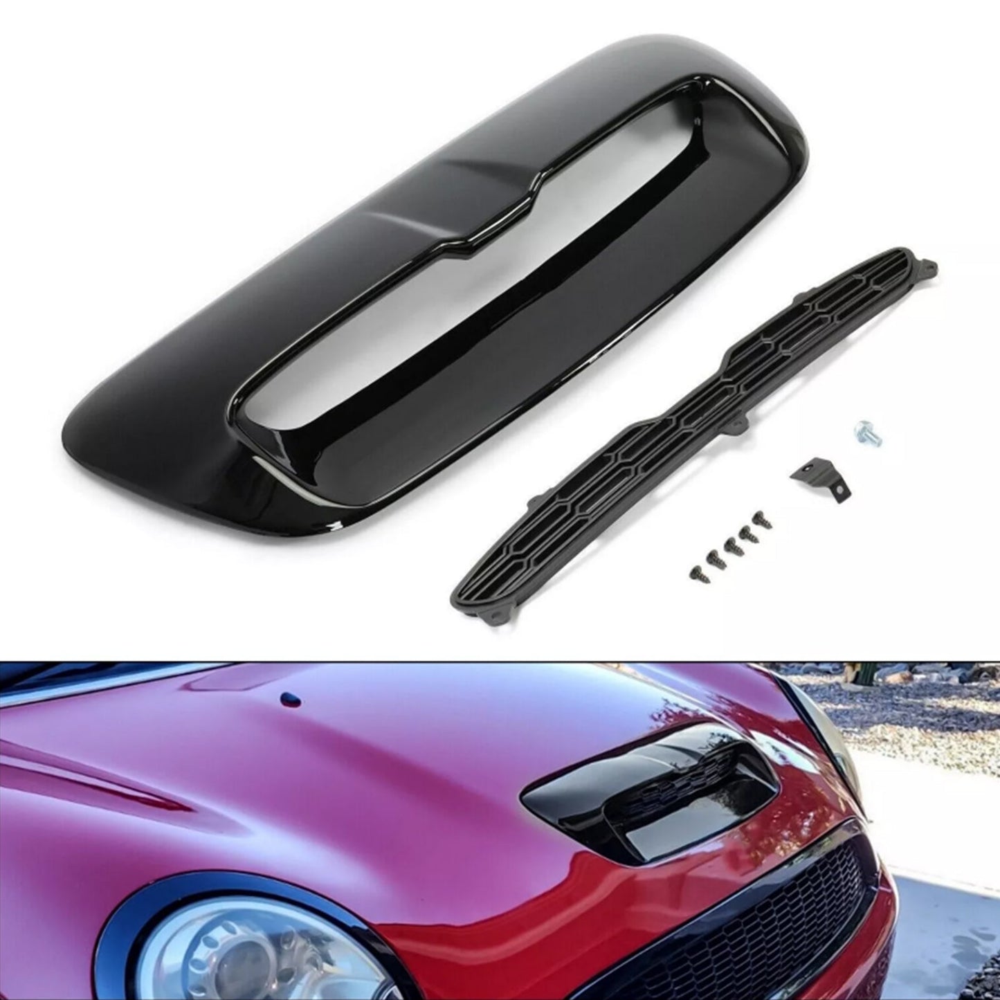 2012-2015 Mini Cooper S/JCW Roadster Convertible (R59) Griglia del cofano Presa d'aria Presa d'aria 51132756095