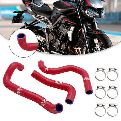Kit tubo flessibile refrigerante radiatore in silicone per Street Triple 765 R RS 2020-2022