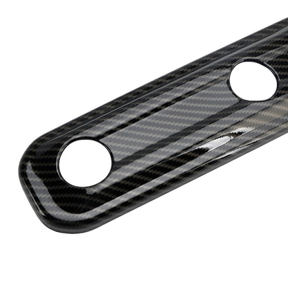 Rivestimento cerniera portellone posteriore in fibra di carbonio per Jeep Wrangler JL 2018-2024
