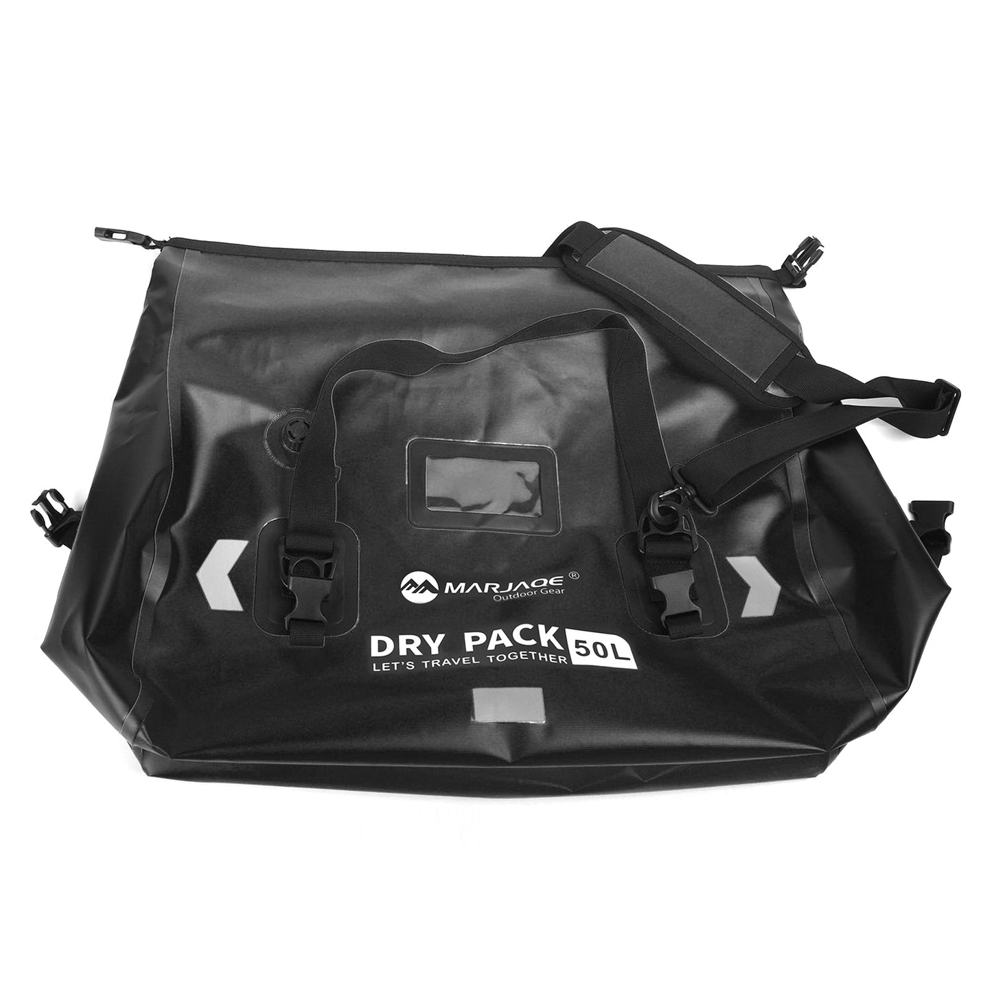 Borsa laterale universale per bagagli in PU da 50 litri per motocicletta, colore: GialloB