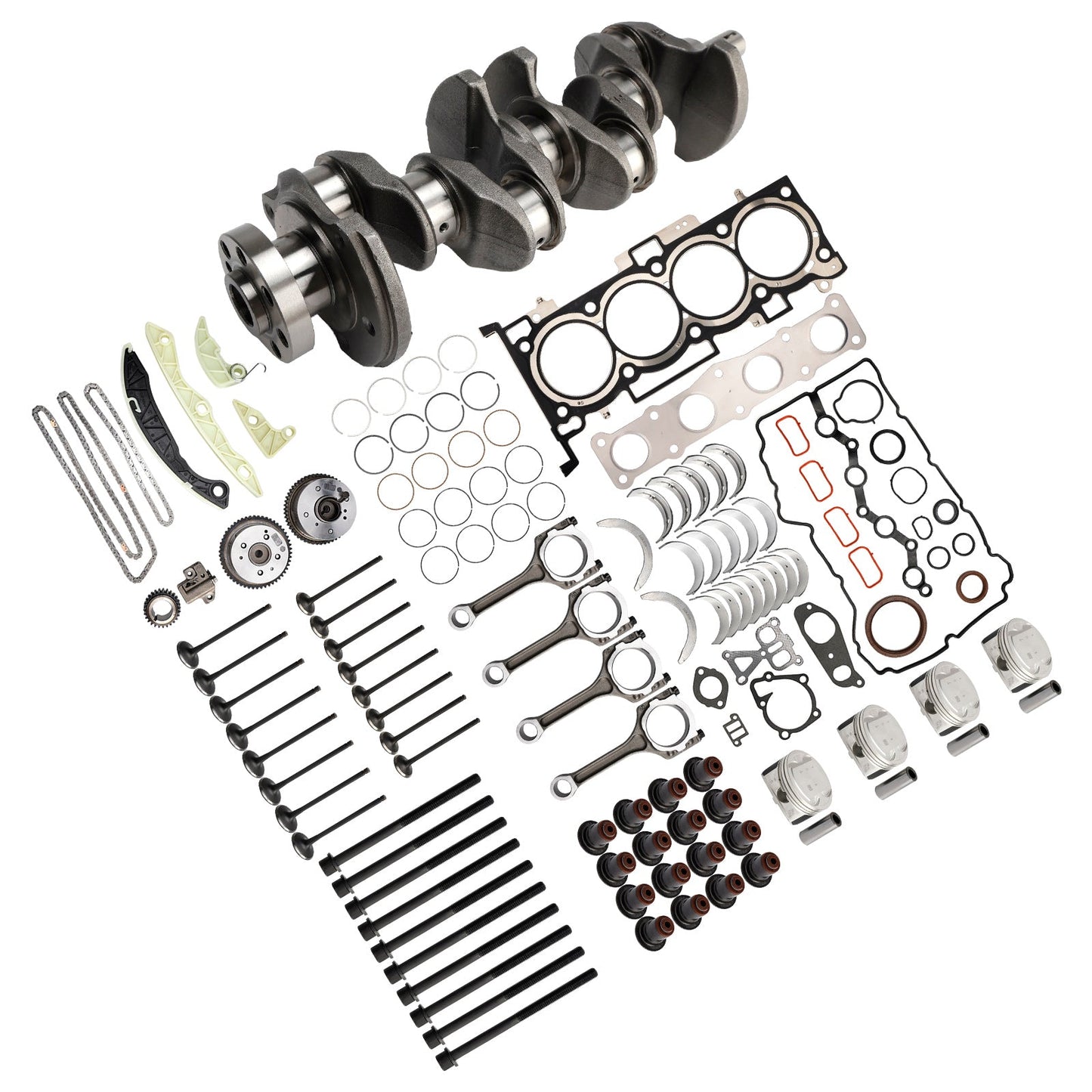 Kit di revisione e ricostruzione del motore Kia Optima G4KD 2.0L 2006-2010, kit di fasatura delle bielle dell'albero motore