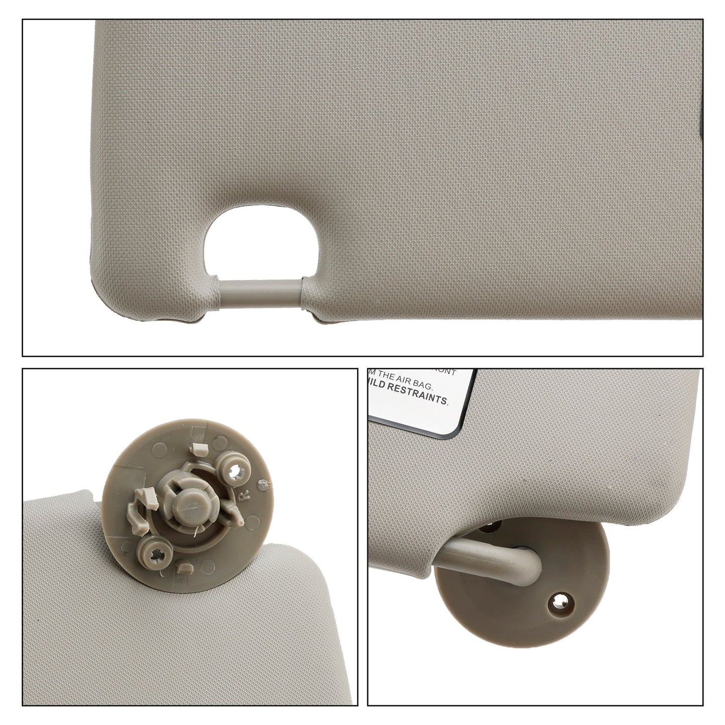 Visiera parasole destra passeggero Chevy Sonic Spark 2012-2020 42747787 Grigio