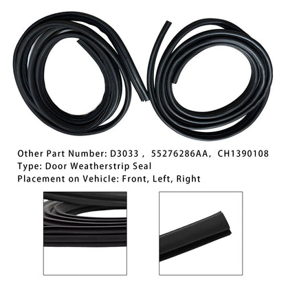 Guarnizione per porta anteriore 2 pezzi per Dodge Ram 1500 2500 3500 1994-2002